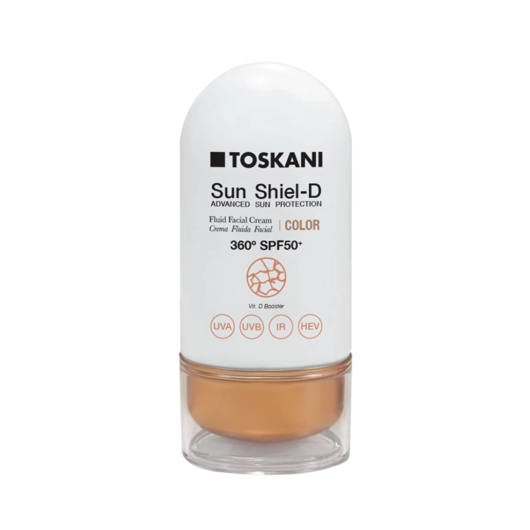 Toskani Sun Shiel-D SPF50+ Fluid Facial Cream Color 50ml